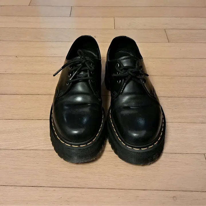 [BUNJANG] Dr. Martens 1461 Quad Polished Smooth Leather Boots 260mm / 닥터마틴 1461 쿼드 블랙 폴리시드 스무스 260mm