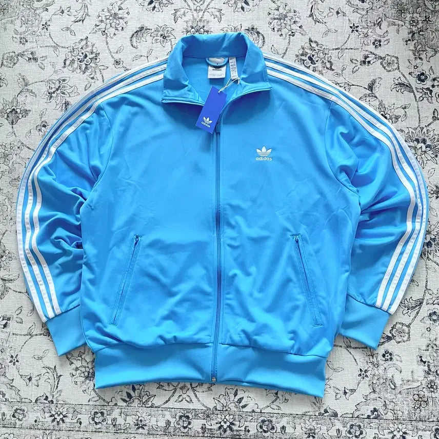[BUNJANG] Adidas Firebird Track Top Jersey Light Blue XL / XL 아디다스 신형 파이어버드 트랙탑 져지 하늘색