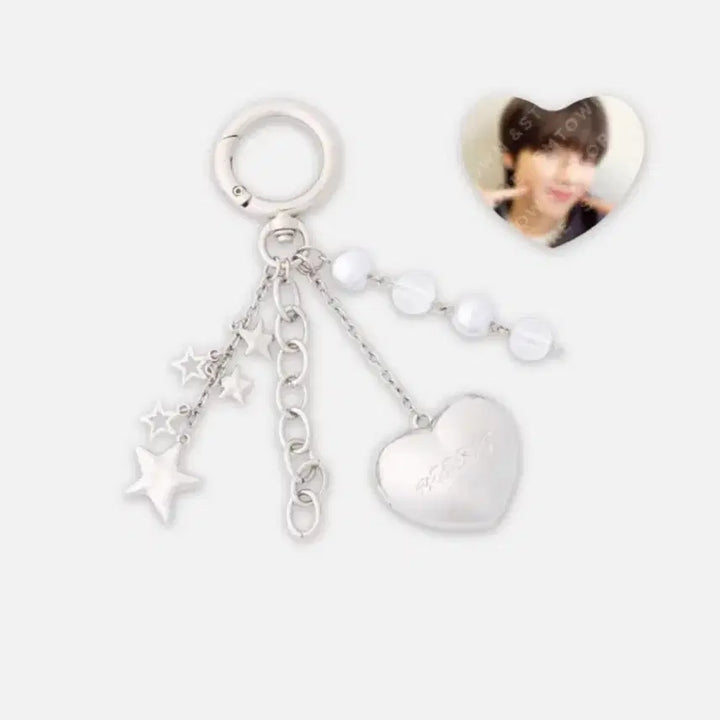 [BUNJANG] NCT WISH Steady Heart Pendant Keyring Yushi / 유우시)엔시티위시 스테디 팝업 하트 펜던트 키링 유우시