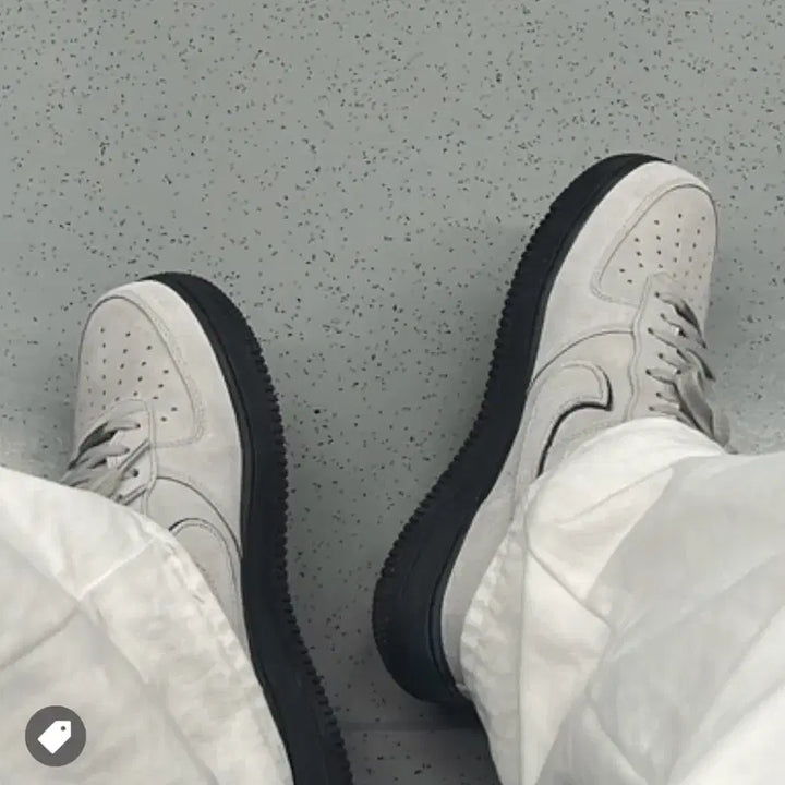 [BUNJANG] Nike Air Jordan 1 Grey Green Sneakers / 나이키 에어 조던 1  그레이 그린