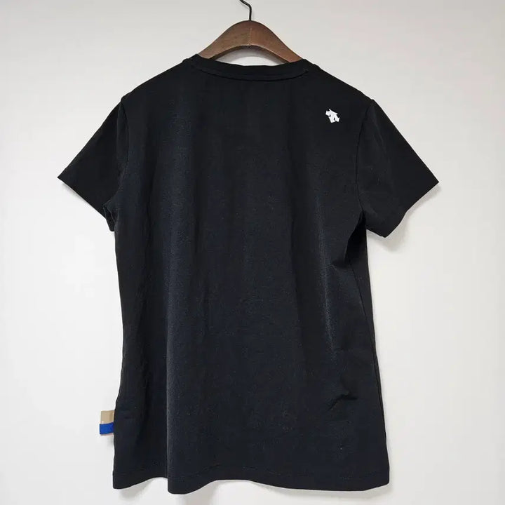 [BUNJANG] Descente Black Logo Short Sleeve T-Shirt / 데상트 블랙 로고 반팔 티셔츠