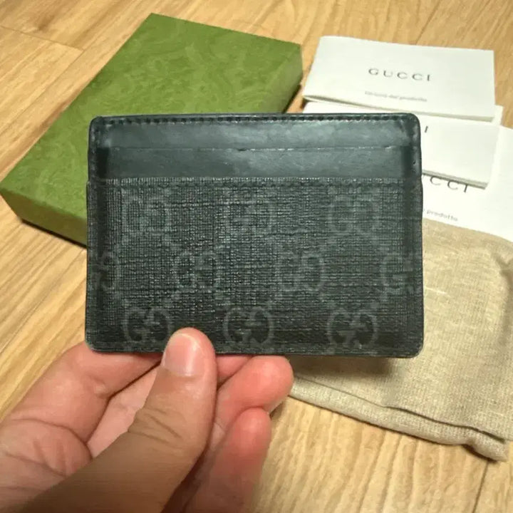 [BUNJANG] Gucci Kingsnake Card Holder Black Full Box / 구찌 킹스네이크 카드지갑 블랙 풀박스