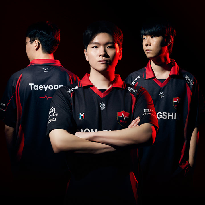 [BUNJANG] Nongshim Red Force Uniform (Size: 115) with Unapplied Valorant Dambi Mark / 판매) 농심 레드포스 유니폼 (사이즈 : 115)