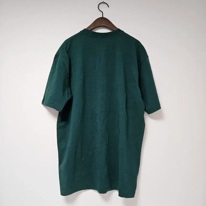 [BUNJANG] Logan Paris Logo Short Sleeve T-Shirt Green M / 새상품) 로간 파리스 반팔 티셔츠 그린