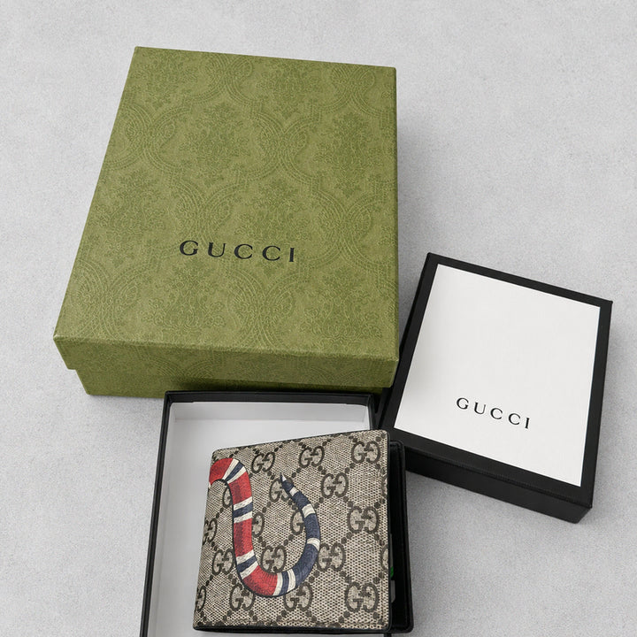 [BUNJANG] Gucci Snake Bifold Wallet / 구찌 스네이크 반지갑