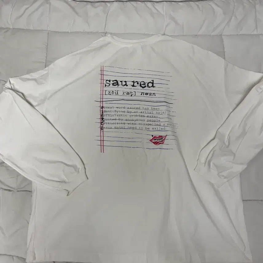 [BUNJANG] Blackout Sauced Long Sleeve T-Shirt XL / 블랙아웃 사우레드 XL
