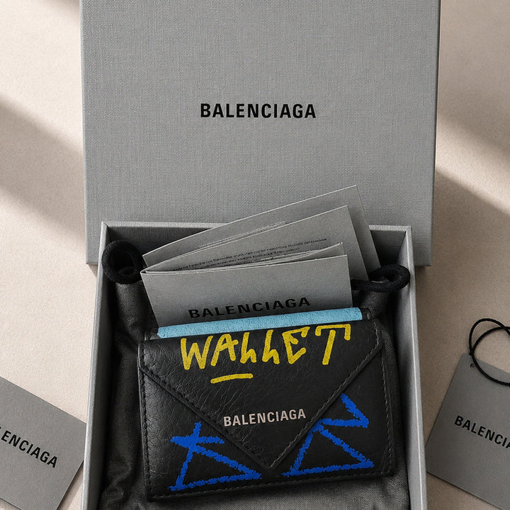 [BUNJANG] Balenciaga Graffiti Bifold Wallet / 발렌시아가 그래피티 반지갑