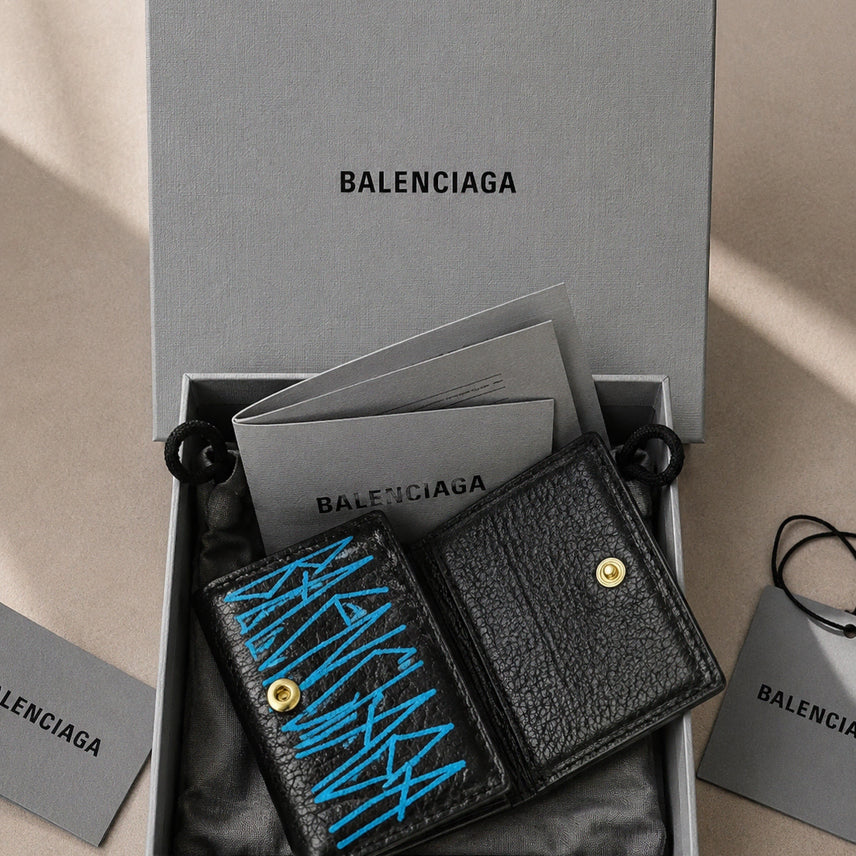 [BUNJANG] Balenciaga Graffiti Bifold Wallet / 발렌시아가 그래피티 반지갑
