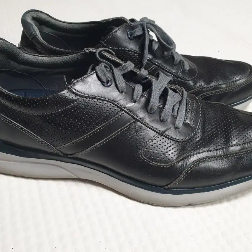 [BUNJANG] Rockport Black Leather Men&