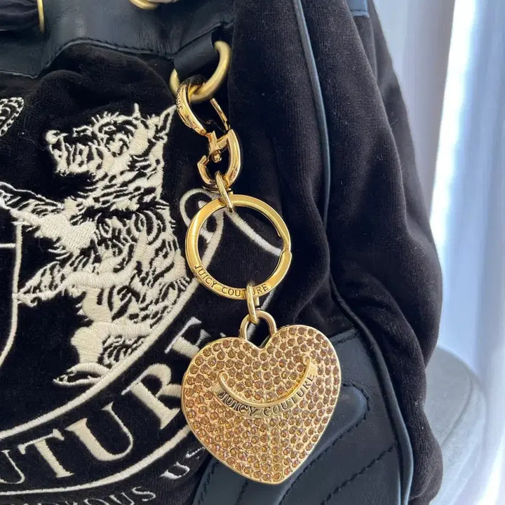 [BUNJANG] Juicy Couture Black Velvet Daydreamer Bag / 쥬시꾸뛰르 가방 블랙 벨벳 데이드리머백