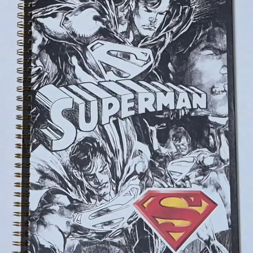 [BUNJANG] Classic Superman Stitched Notebook / 고전 슈퍼맨 합지 노트