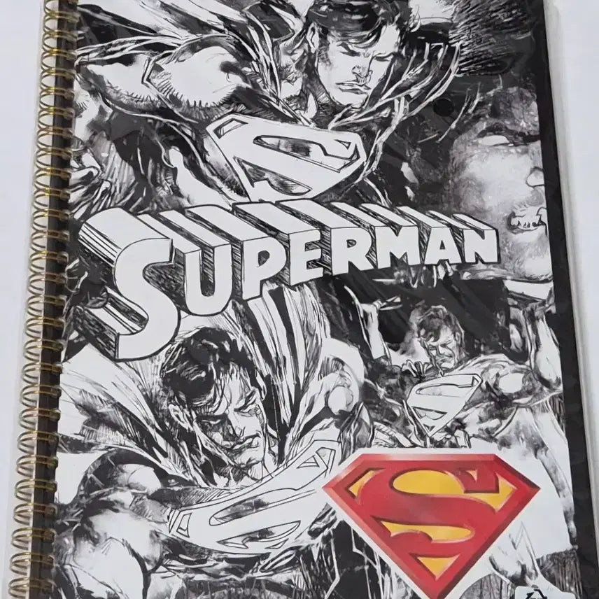[BUNJANG] Classic Superman Stitched Notebook / 고전 슈퍼맨 합지 노트