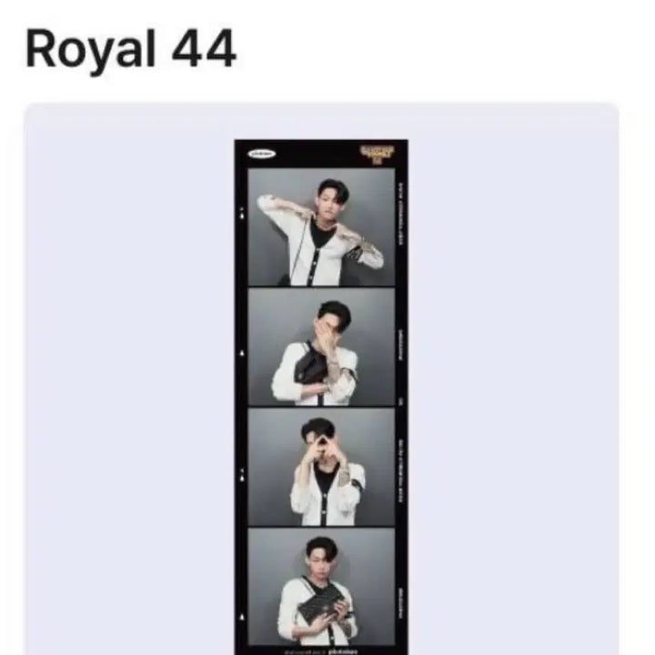 [BUNJANG] Royal 44 Snappyism Card / 로얄44 스내피즘