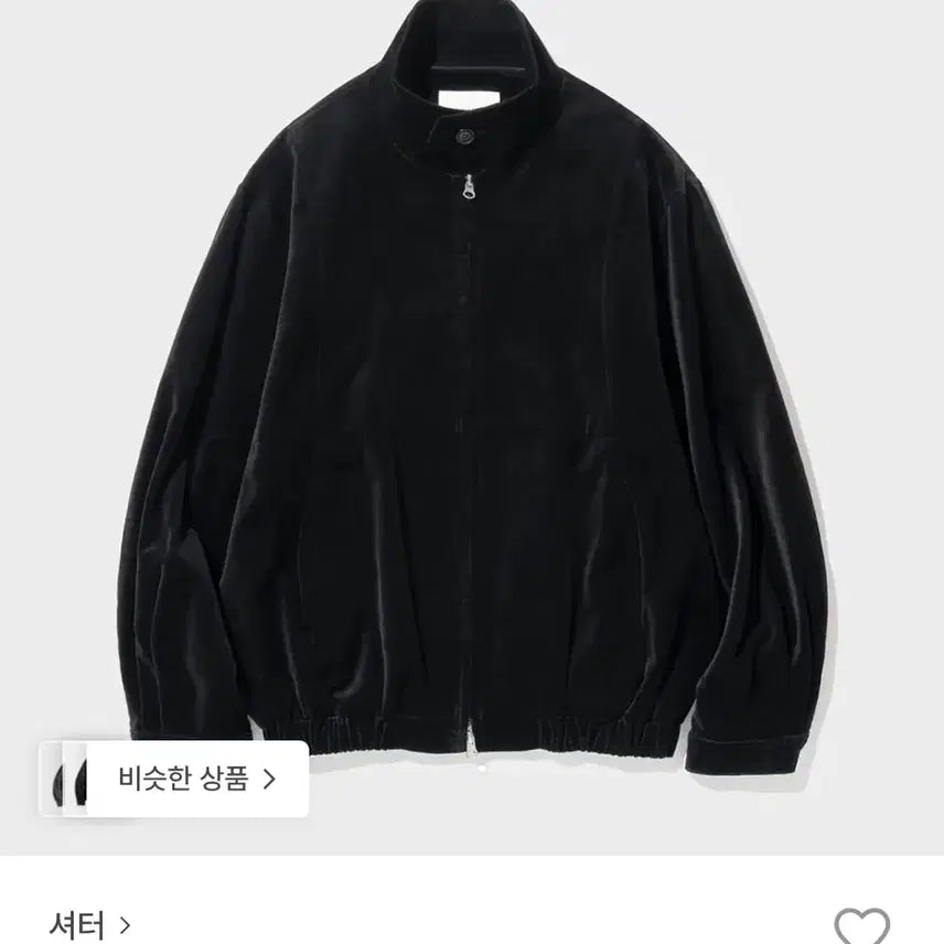 [BUNJANG] M Shutters Velour Jacket Black / [M]셔터 벨루어 자켓 블랙