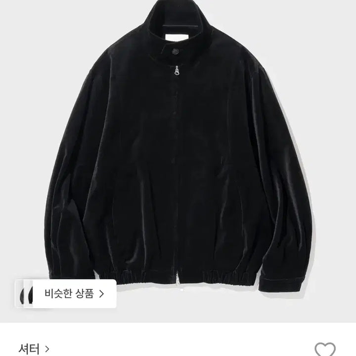 [BUNJANG] M Shutters Velour Jacket Black / [M]셔터 벨루어 자켓 블랙