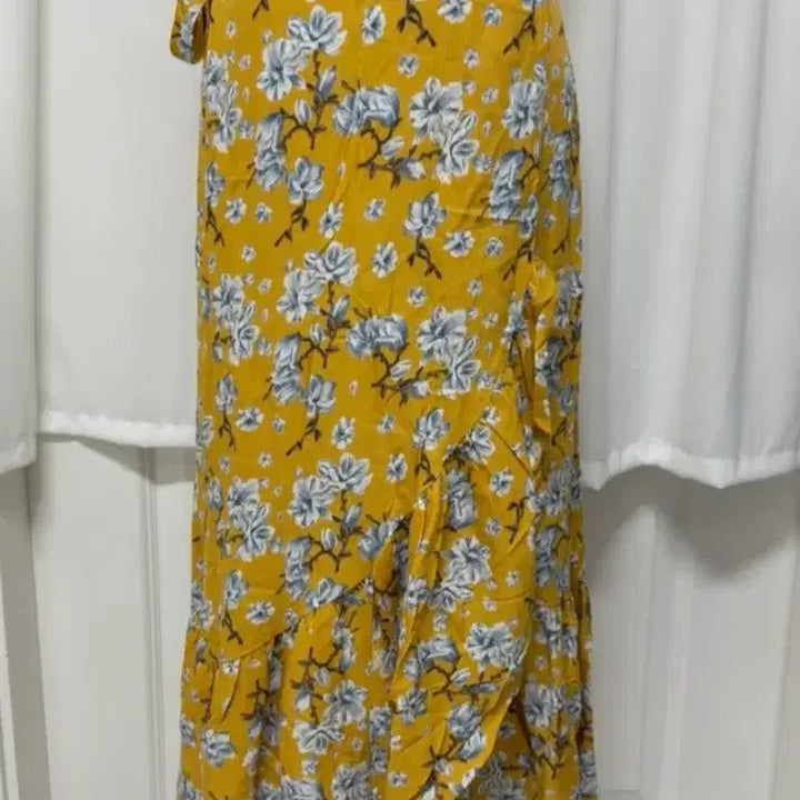 [BUNJANG] Romistory Floral Wrap Long Skirt / [새상품] 로미스토리 플라워 랩 롱 스커트