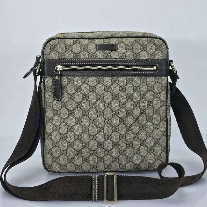 [BUNJANG] Gucci Supreme Canvas Messenger Crossbody Bag / 구찌 수프림 캔버스 메신저 크로스백