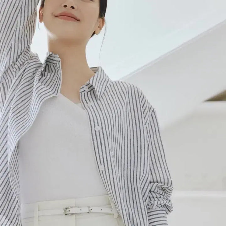 [BUNJANG] Stripe Line Shirt / 스트라이프 라인 셔츠