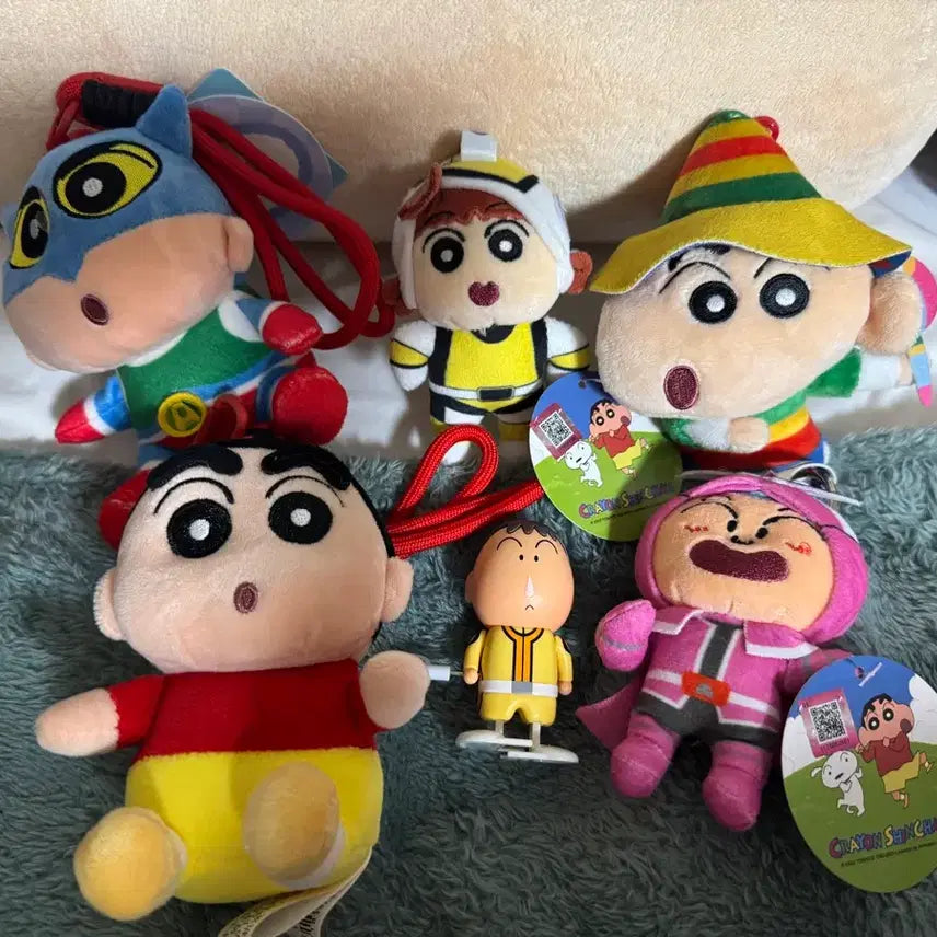 [BUNJANG] Crayon Shin-chan Crayon Shin-chan Doll Keychain Set New / 택달린새제품 짱구는 못말려 인형 키링세트 다드립니다