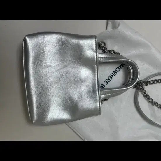 [BUNJANG] Somewhere Better Silver Mini Toast Bag / 썸웨어버터 실버 미니 토스트백