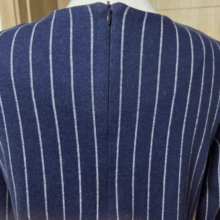 [BUNJANG] Stripe Color-Block Blouse / 스트라이프 배색 블라우스