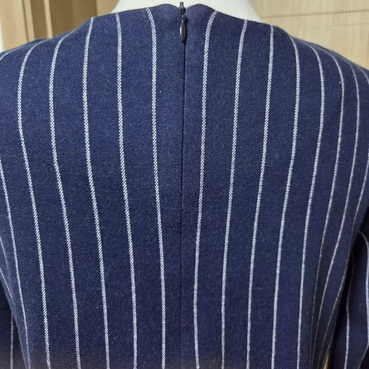 [BUNJANG] Stripe Color-Block Blouse / 스트라이프 배색 블라우스
