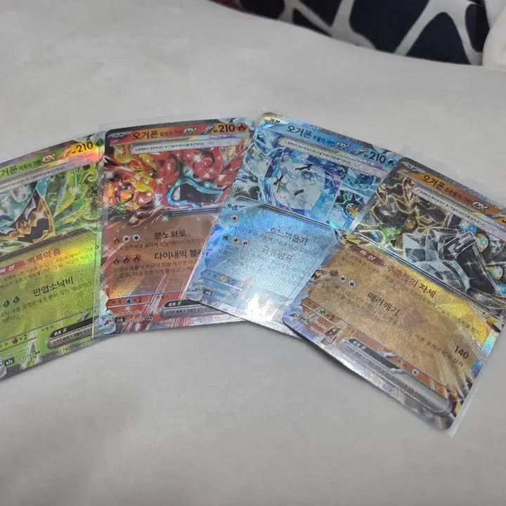 [BUNJANG] Pokemon Card Ogerpon EX 4-Set / 포켓몬 카드 오거폰EX 4종 세트