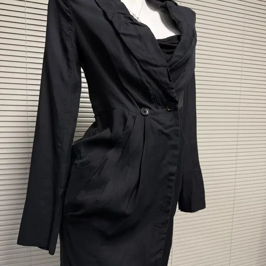 [BUNJANG] Vintage Drape Sheer Jacket / 빈티지 드레이프 시어 자켓