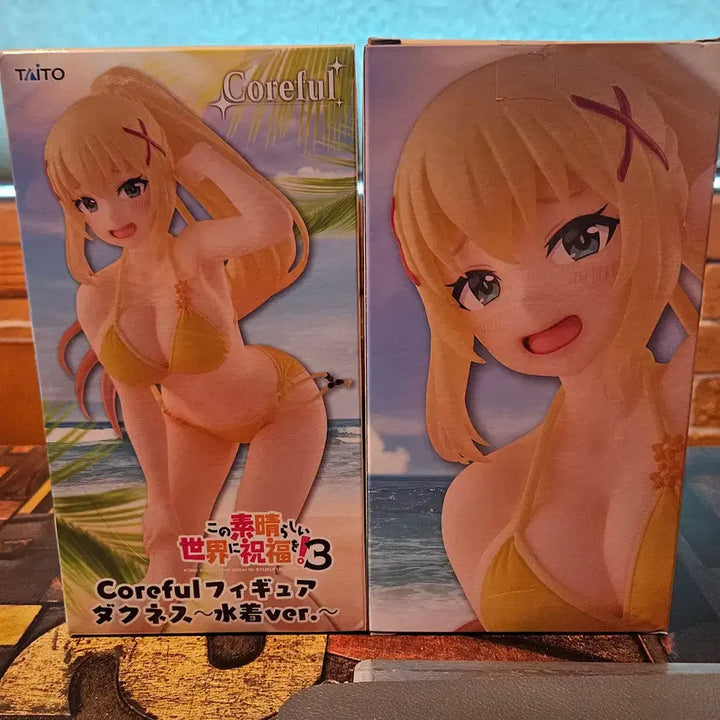 [BUNJANG] Taito Coreful KonoSuba Darkness Swimsuit Ver. Figure / 타이토 코어풀 이 멋진 세계에 축복을! 다크니스 수영복 피규어