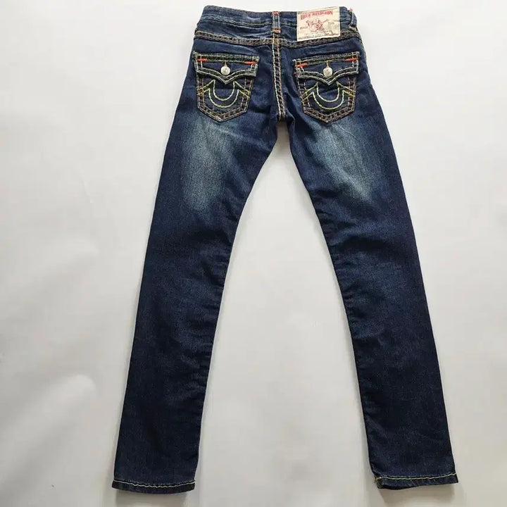 [BUNJANG] True Religion Slim Fit Stretch Denim Jeans Size 26 / 트루릴리전 청바지 슬림 스판 데님팬츠 사이즈26 R5551