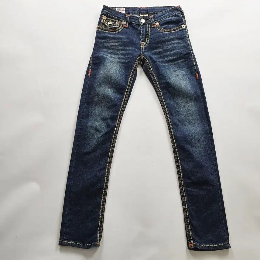 [BUNJANG] True Religion Slim Fit Stretch Denim Jeans Size 26 / 트루릴리전 청바지 슬림 스판 데님팬츠 사이즈26 R5551
