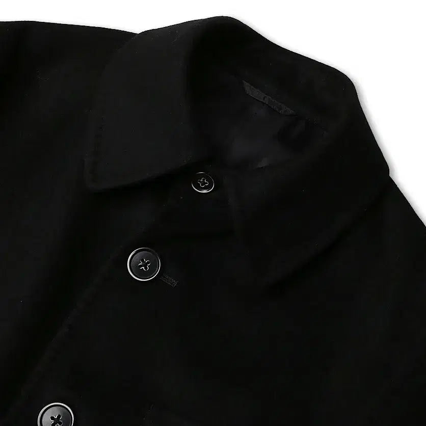 [BUNJANG] The Suit Company Black Wool Cashmere Mac Coat / 더 수트 컴퍼니 [The Suit Company]블랙 울 캐시미어 맥코트