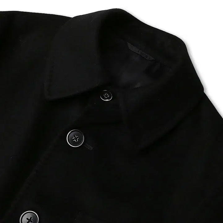 [BUNJANG] The Suit Company Black Wool Cashmere Mac Coat / 더 수트 컴퍼니 [The Suit Company]블랙 울 캐시미어 맥코트