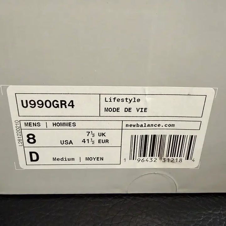 [BUNJANG] New Balance 990v4 Grey Silver / [260] 뉴발란스 990v4 그레이실버 새상품
