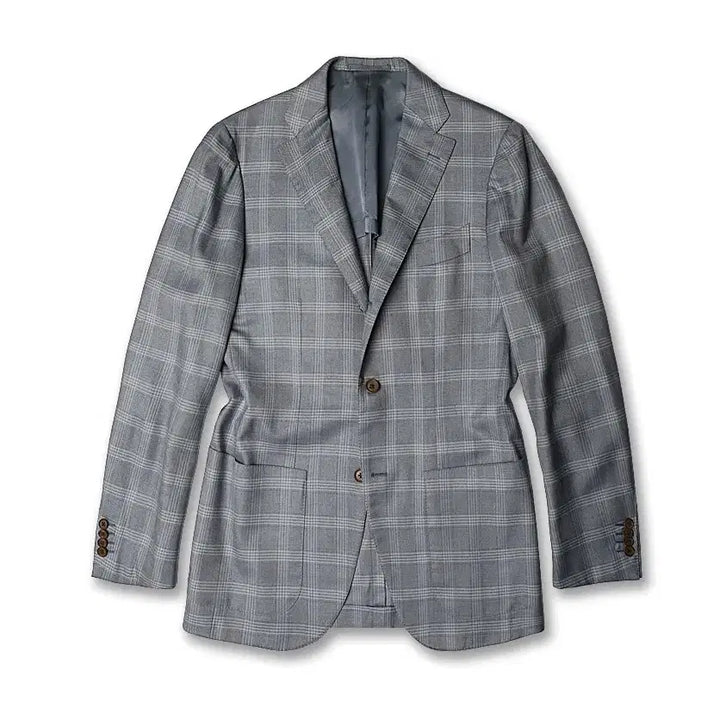 [BUNJANG] Brilla Per Il Gusto Cashmere Silk Check Jacket / 브릴라 퍼 일 구스토[Brilla Per Il Gusto] 링자켓 메이드