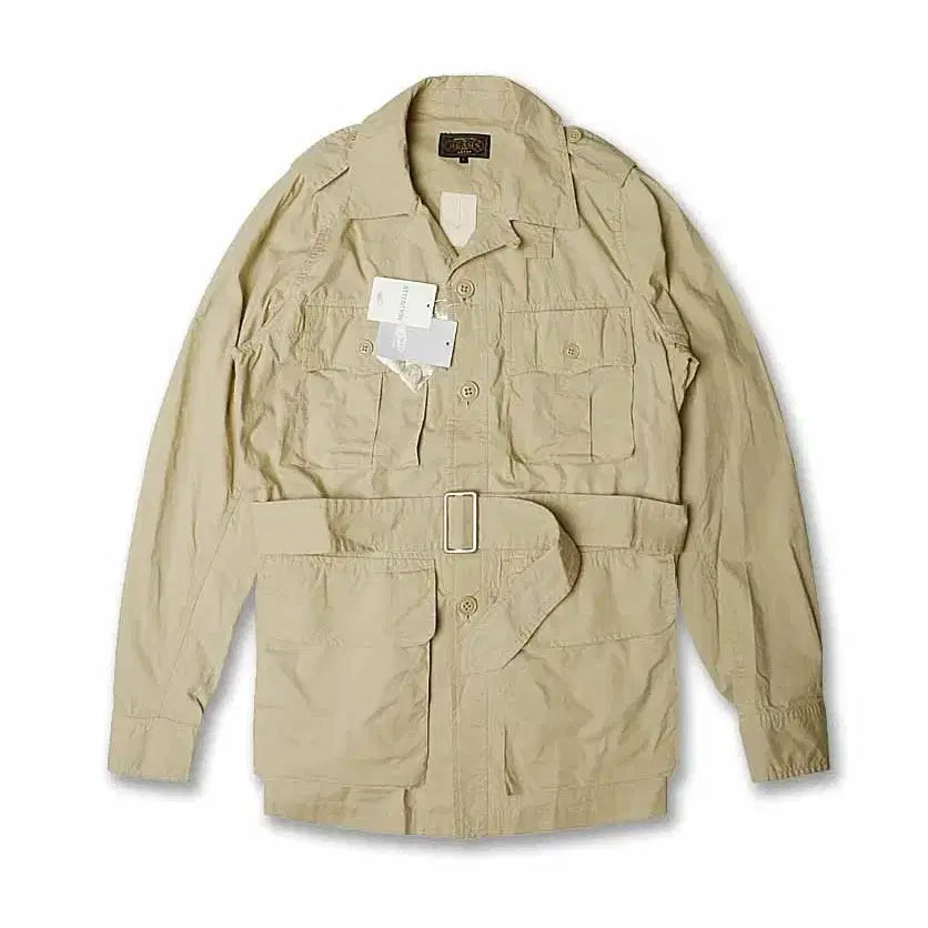 [BUNJANG] Beams Plus Attention Cotton Safari Belted Jacket / 빔즈 플러스 [Beams +] 어텐션 코튼 사파리 벨티드 자켓 야상