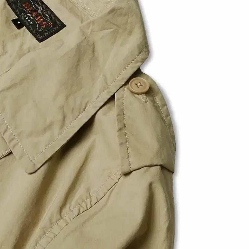 [BUNJANG] Beams Plus Attention Cotton Safari Belted Jacket / 빔즈 플러스 [Beams +] 어텐션 코튼 사파리 벨티드 자켓 야상