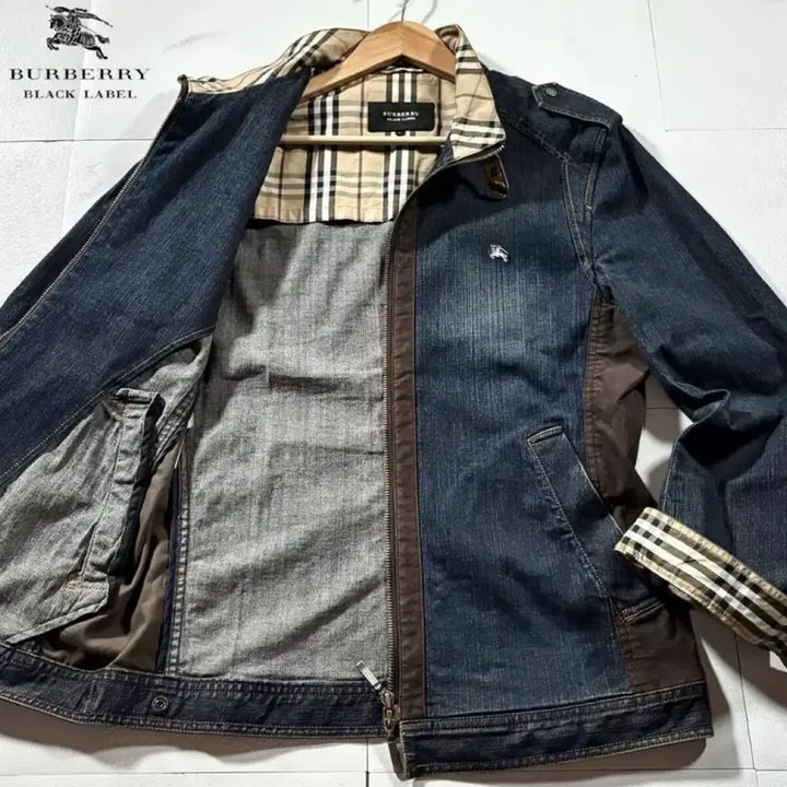 [BUNJANG] Burberry Black Label Denim Jacket / 버버리 청자켓