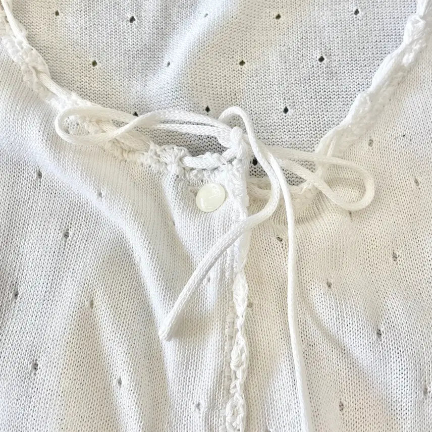 [BUNJANG] NAPNAP Morigirl Summer Short-Sleeve Cardigan 90 / NAPNAP 나프나프 모리걸 여름 반팔 가디건 90