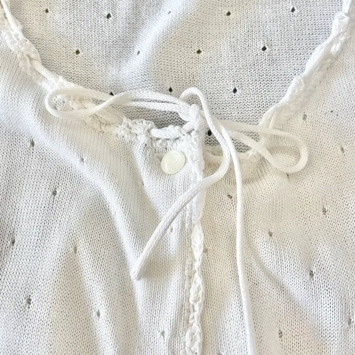 [BUNJANG] NAPNAP Morigirl Summer Short-Sleeve Cardigan 90 / NAPNAP 나프나프 모리걸 여름 반팔 가디건 90