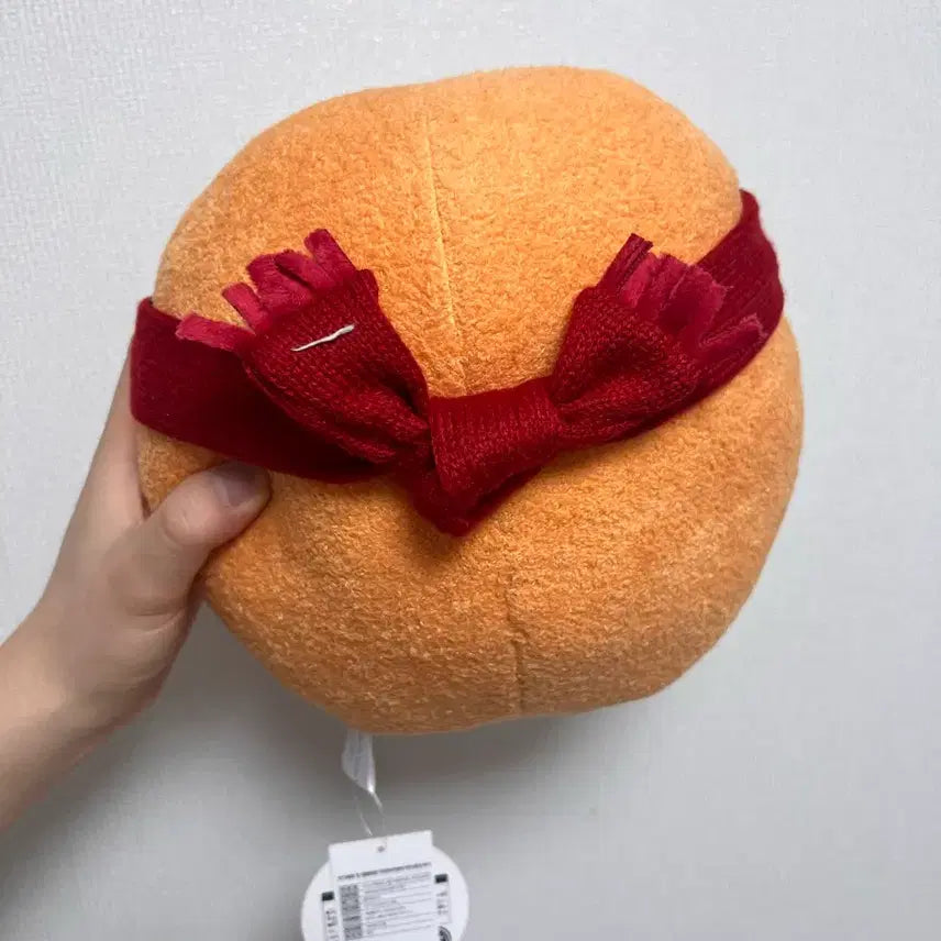 [BUNJANG] Nongdamgom Damgomi Mole Croquette Red Scarf Steamed Bun Plush Toy / 농담곰 담곰이 두더지 고로케 빨간머플러 호빵 찐빵 중형 인형