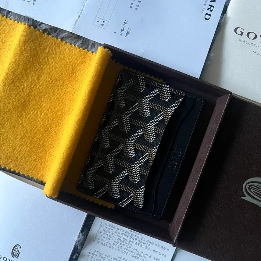 [BUNJANG] Goyard Saint-Pierre Card Wallet Black / [새상품급/풀구성] 고야드 생쉴피스 카드지갑
