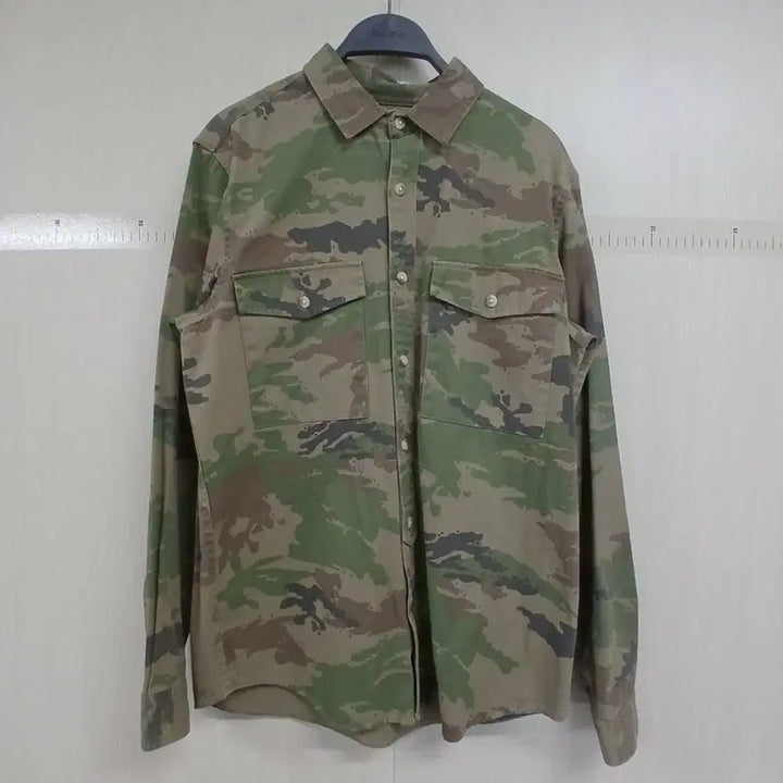 [BUNJANG] Pull&amp;Bear Camo Military Shirt / PULL&amp;BEAR 카모 밀리터리 셔츠 남방