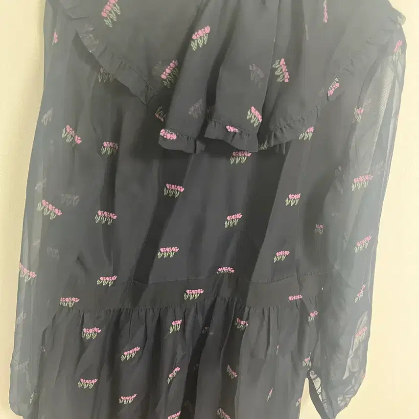 [BUNJANG] Margarine Fingers Sheer Ribbon Dress / 마가린핑거스 시스루 리본 원피스