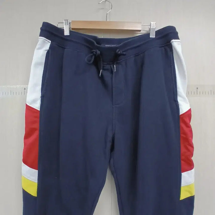[BUNJANG] Tommy Hilfiger Navy Color Block Training Pants / 타미힐피거 네이비 컬러블록 트레이닝 바지