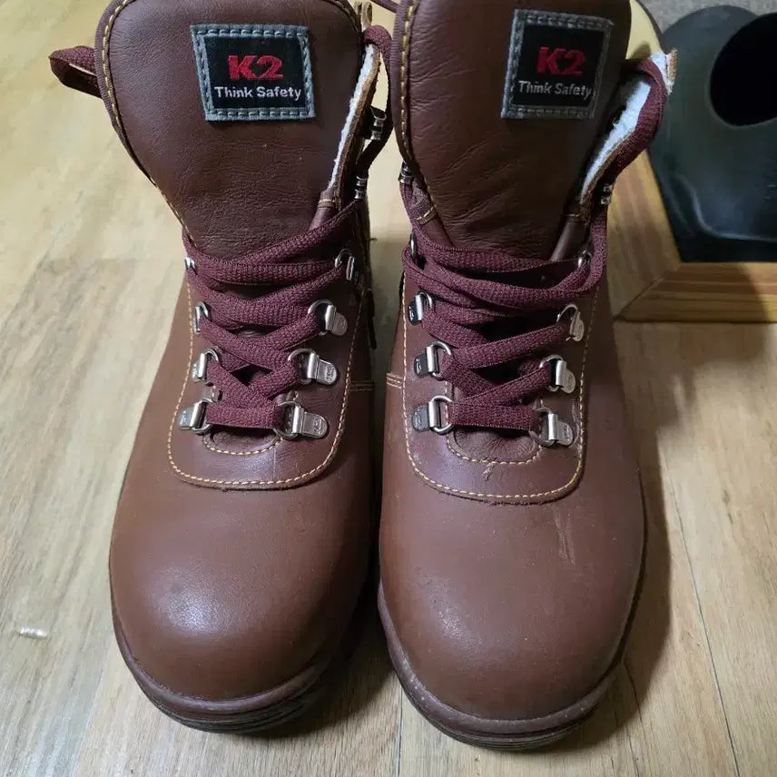 [BUNJANG] K2 Brown Safety Shoes Size 260 / K2 안전화 갈색 260