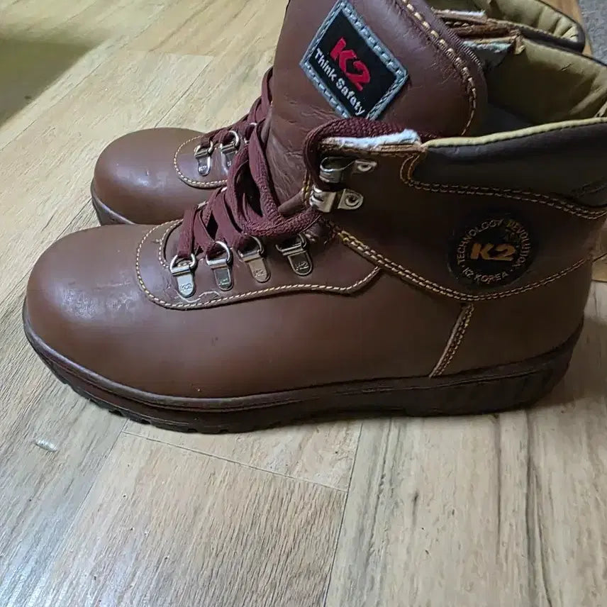 [BUNJANG] K2 Brown Safety Shoes Size 260 / K2 안전화 갈색 260