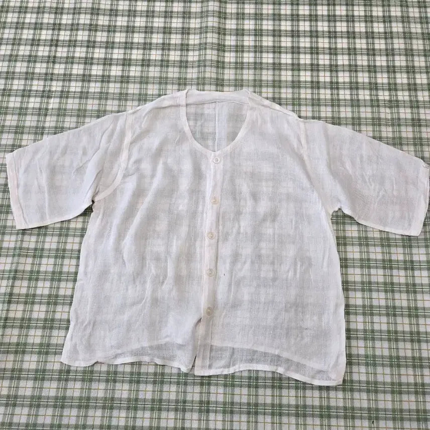 [BUNJANG] Sheer Linen Shirt / 5ㅡ모시 셔츠 ㅡ66ㅡ날신77