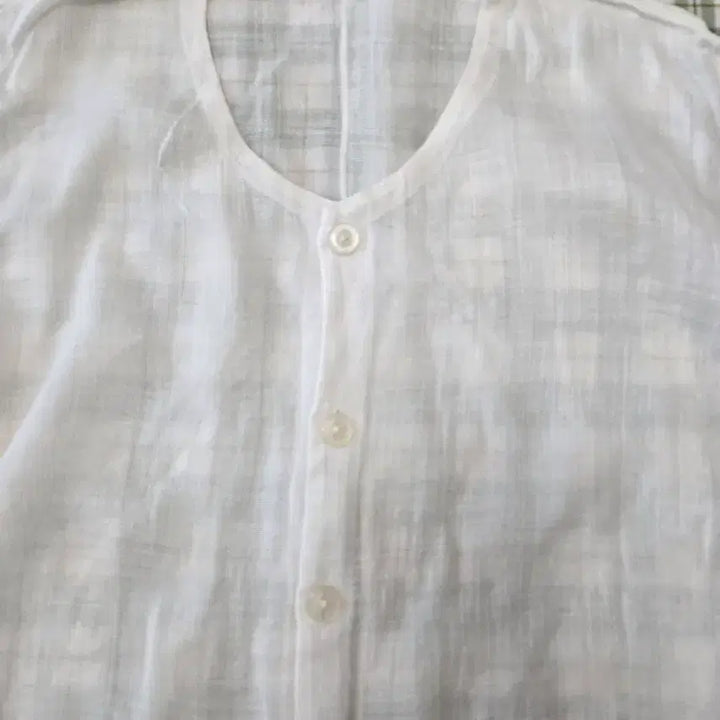 [BUNJANG] Sheer Linen Shirt / 5ㅡ모시 셔츠 ㅡ66ㅡ날신77