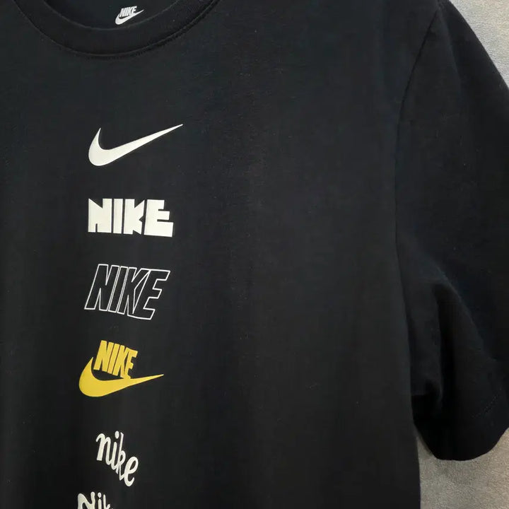 [BUNJANG] Nike Multi Logo Short Sleeve T-Shirt / 나이키 멀티 로고 반팔티 NIKE